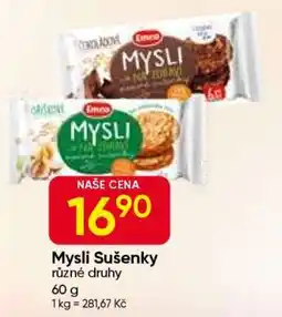 Hruška Mysli sušenky nabídka