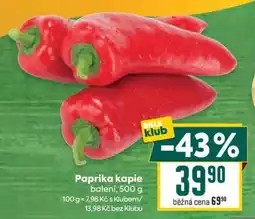 Billa Paprika kapie nabídka