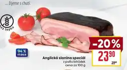 Billa Anglická slanina speciál nabídka