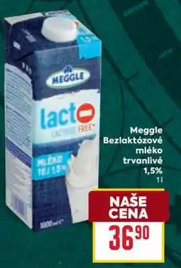 Billa Meggle Bezlaktózové mléko trvanlivé 1,5% nabídka