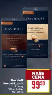 Billa Davidoff kávové kapsle nabídka