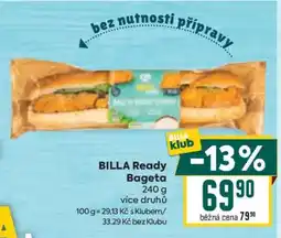 Billa BILLA Ready Bageta nabídka