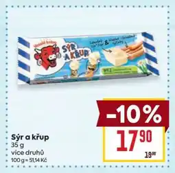 Billa Sýr a křup nabídka