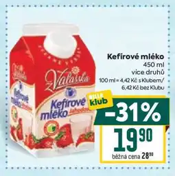 Billa Kefírové mléko nabídka