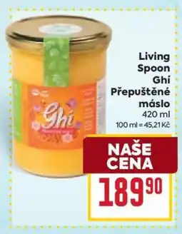 Billa Living Spoon Ghí Přepuštěné máslo nabídka