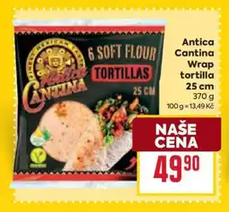 Billa Antica Cantina Wrap tortilla 25 cm nabídka