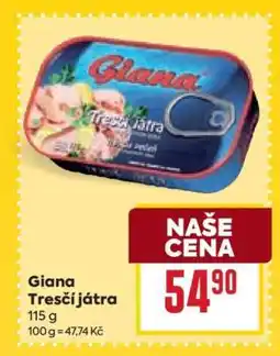 Billa Giana Tresčí játra • nabídka