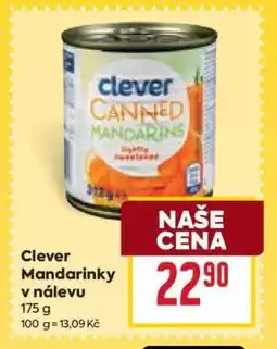 Billa Clever Mandarinky v nálevu nabídka
