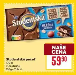 Billa Studentská pečeť nabídka