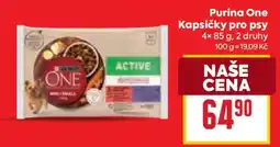 Billa Purina One Kapsičky pro psy nabídka