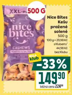Billa Nice Bites Kešu pražené solené nabídka