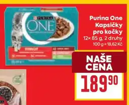 Billa Purina ONE Kapsičky pro kočky nabídka