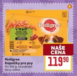 Billa Pedigree kapsičky pro psy nabídka