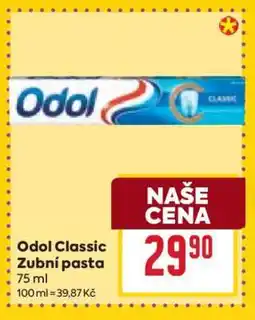 Billa Odol Classic zubní pasta nabídka
