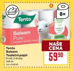 Billa Tento Balsam Toaletní papír nabídka