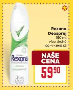 Billa Rexona Deosprej nabídka
