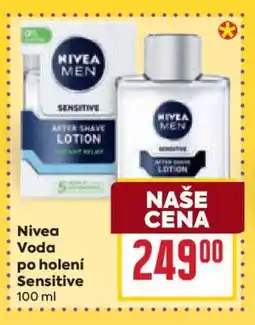 Billa Nivea Voda po holení Sensitive nabídka