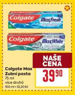 Billa Colgate Max Zubní pasta nabídka