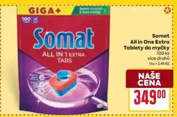Billa Somat All in one extra Tablety do myčky nabídka