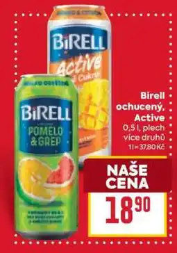 Billa Birell ochucený, Active nabídka