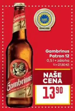 Billa Gambrinus Patron 12 nabídka
