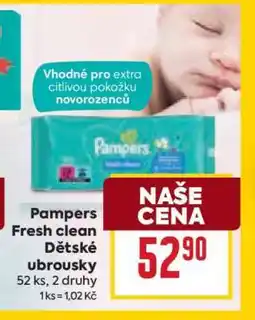 Billa Pampers Fresh Clean Dětské ubrousky nabídka