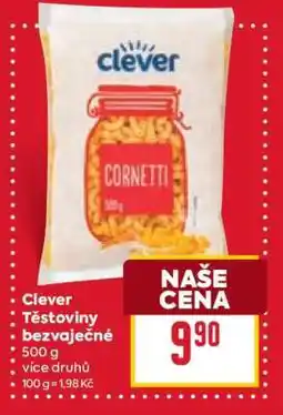 Billa Clever Těstoviny bezvaječné nabídka