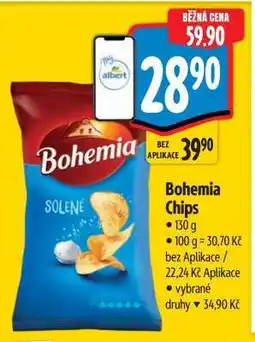 Albert Bohemia chips nabídka