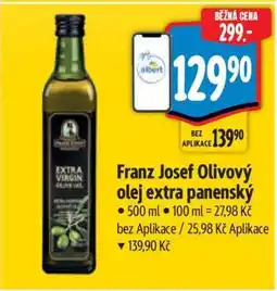 Albert Franz Josef Olivový olej extra panenský nabídka