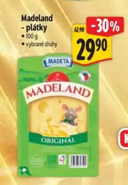 Albert Madeland plátky nabídka