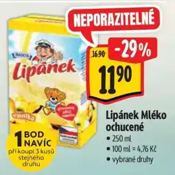 Albert Lipánek mléko ochucené nabídka