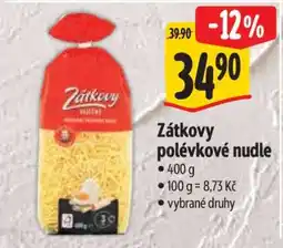 Albert Zátkovy polévkové nudle nabídka
