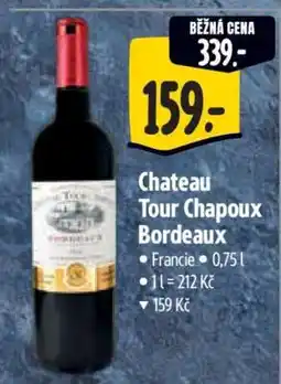 Albert Chateau Tour Chapoux Bordeaux nabídka