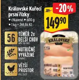 Albert Královské kuřecí prsí řízky nabídka
