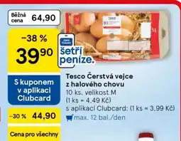 Tesco Tesco Čerstvá vejce z halového chovu nabídka