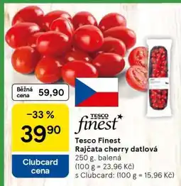 Tesco Tesco Finest Rajčata cherry datlová nabídka
