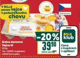 Billa Srdce domova Vejce M nabídka
