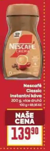 Billa Nescafé Classic Instantni Κάνα nabídka