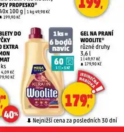 Penny Market Woolite gel na praní nabídka