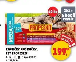 Penny Market Propesko kapsičky pro kočky nabídka
