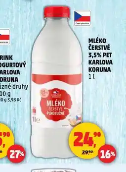 Penny Market Čerstvé mléko nabídka