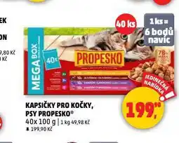 Penny Market Propesko kapsičky pro psy nabídka