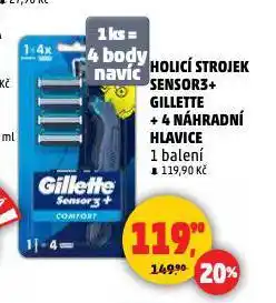 Penny Market Gillette holicí strojek nabídka
