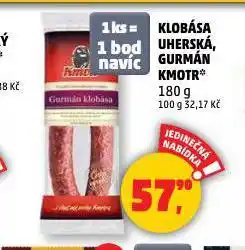 Penny Market Klobása gurmán nabídka
