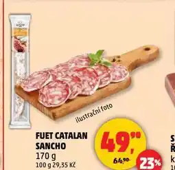 Penny Market Salám fuet catalan sancho nabídka