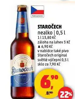 Penny Market Pivo staročech nealko nabídka