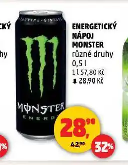 Penny Market Monster energy drink nabídka