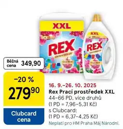 Tesco Rex Prací prostředek XXL nabídka