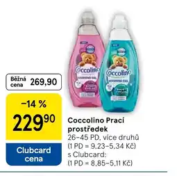 Tesco Coccolino Prací prostředek nabídka