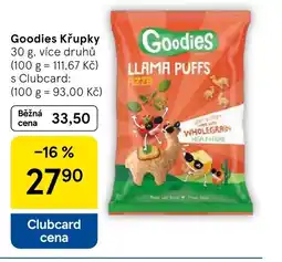 Tesco Goodies Křupky nabídka